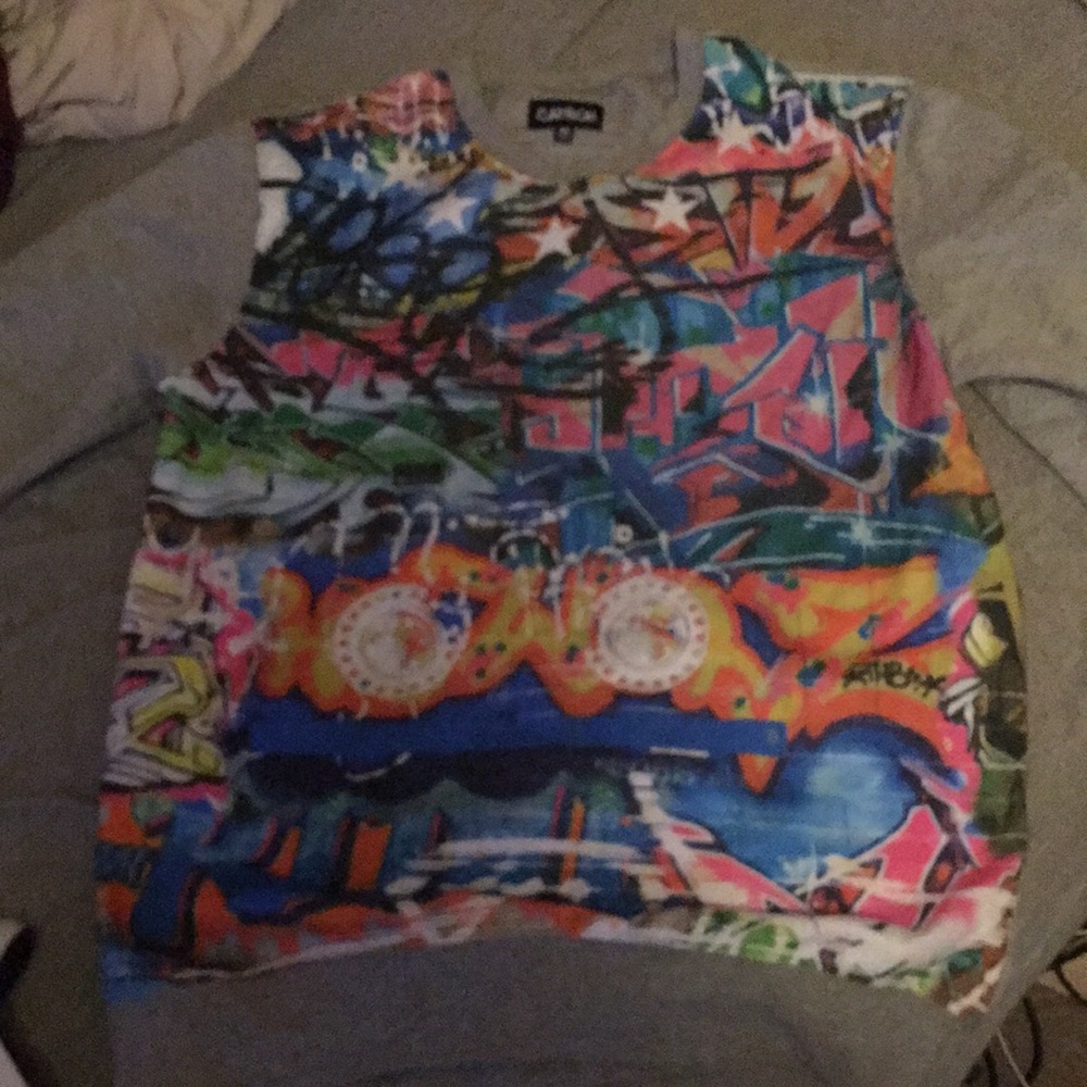 Graffiti crewneck sweatshirt